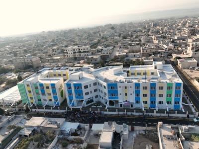 الدفاع المدني السوري يفتتح مدرسة خالد بن الوليد في جنديرس