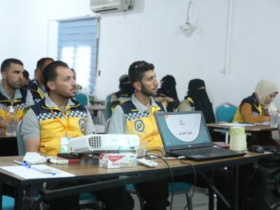 دبلوم أكاديمي لتدريب 100 متطوع بالدفاع المدني السوري على الإسعافات المتقدمة