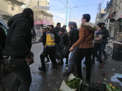 تصعيد خطير على ريف حلب...8 قتلى و24 جريحاً بقصف صاروخي على مدينة الباب