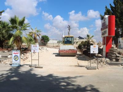 مدخل خاص للإسعاف في مستشفى اعزاز الوطني .. مشروع جديد للخوذ البيضاء