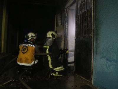 تقرير عن استجابة الدفاع المدني السوري للحرائق والإصابات بإطلاق النار في ريف حلب الشمالي