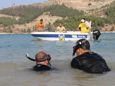 بهدف رفد كوادره ...الدفاع المدني يقيم دورة للغطس في ريف حلب