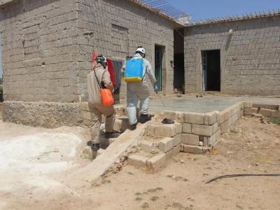 البدء بتطهير قرية "طاط حمّص" شمالي حلب بعد إخلاء إصابتين بفيروس كورونا منها