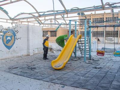 بيان من الدفاع المدني السوري حول تصعيد نظام الأسد وروسيا الهجمات الممنهجة على المدنيين والبنية التحتية المدنية في شمال غربي سوريا